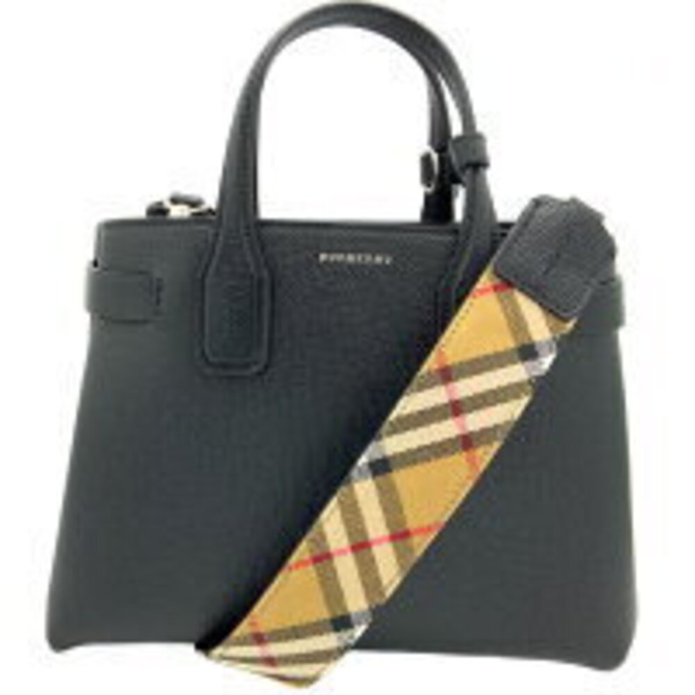 BURBERRY BANNER Bag Handbag Shoulder Black